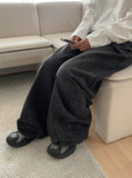 Calton Washing Denim Balloon Wide Pants