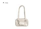 Densi Pocket Stitch Square Shoulder Bag