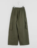 [unisex] Relke Banding Wide Balloon Cargo Pants