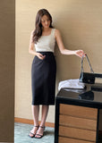 Harib Summer Span H-Line Skirt (Belt Set)