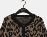 Nona Leopard Hopi Brush Knit Cardigan