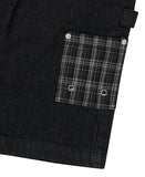 BERMUDA CHECK POCKET DENIM SHORT