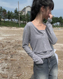 Kyuken Sleeveless Cardigan Set