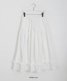 [BAONHAUS] Showcon Frill Long Skirt