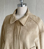 Bilotte Suede Blouson Zip-Up Jumper