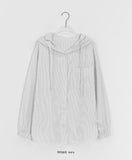 Tucky Stripe Over Hood Shirt