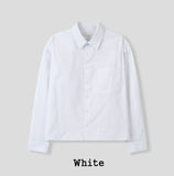 Basic Over Crop Cotton Shirt
