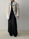 Toggle Duffel Half Fur Coat