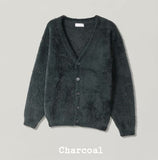 Glow Angora Y-neck Cardigan