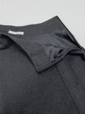 [FW/Brushed] Unbalance Midi Flare Skirt