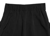 Agu nylon slit long skirt