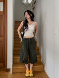 Becca Cargo Bermuda Cotton Pants