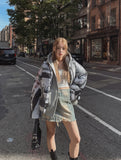 Mono Vintage Denim Mini Skirt