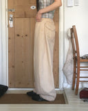 David Heart Back Pocket Balloon Fit Washed Pants