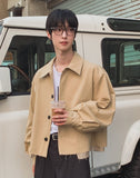 Autumn Cutting Crop Trench Coat