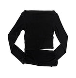 Kels Cutout One-Off Long Sleeve Tee