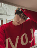 Love Lettering Round Knit