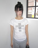 Kuon Metallic Short Sleeve T-shirt