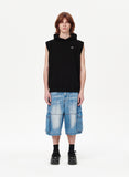 BERMUDA CARGO DENIM SHORT