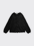 Chess Knit Hood Zip-up