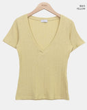 Pton Deep V-Neck Short Sleeve T-shirt