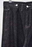 caffeine cargo denim wide pants