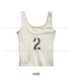 Didi numbering crop sleeveless