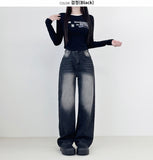 Cats Denim Wide Pants