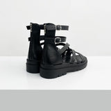 Serendy Buckle Platform Sandals