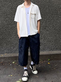 Non-Fade Cargo Bermuda Denim