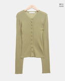 Mur Summer Ribbed Cardigan
