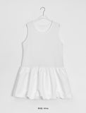 Boneki Balloon Layered Sleeveless One Piece