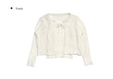 Cardi Rib Knit Tank Top Cardigan Set
