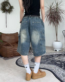 Hennen Carpenter Bermuda Denim Pants
