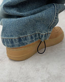 Ravid Balloon Track Denim Pants