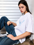 AubeA X-ray Butterfly Pigment T-shirt