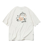 Frog Pop Embroidery Short Sleeve T-shirt