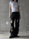Mawa Damage Black Denim