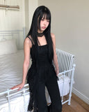 Novella Lace Frill Sleeveless
