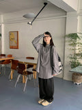 [unisex] Picoto Pintuck Wide Denim Pants