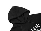 Lock Back Border Hoodie