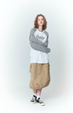Bare Chain Stripe Raglan Long Sleeve