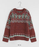 Canzy Round Nordic Wool Knit