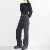 Mooh Fur Cropped Knitwear