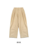 Loubro Wide Pintuck Cotton Pants