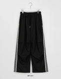 [unisex] Daihu banding track parachute training pants