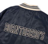 90S Rugby Nylon Varsity Jacket