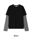Kuro striped layered T-shirt