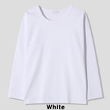 Neutral Basic U-Neck Long Sleeve T-Shirt