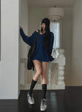 Little V-neck Cable Knit